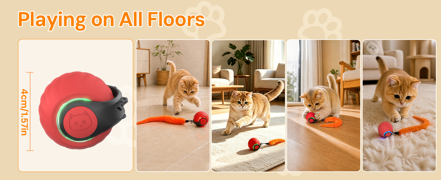 speedy tail cat toy