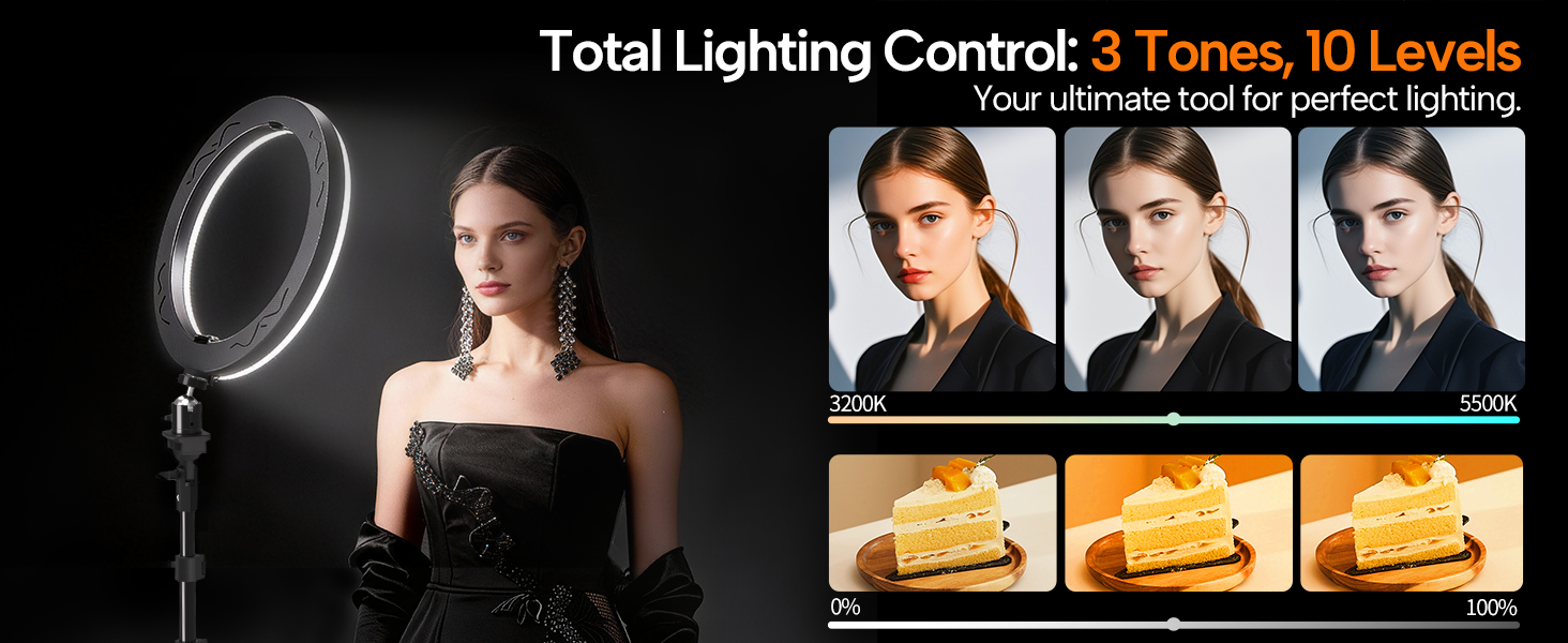 ring light with stand