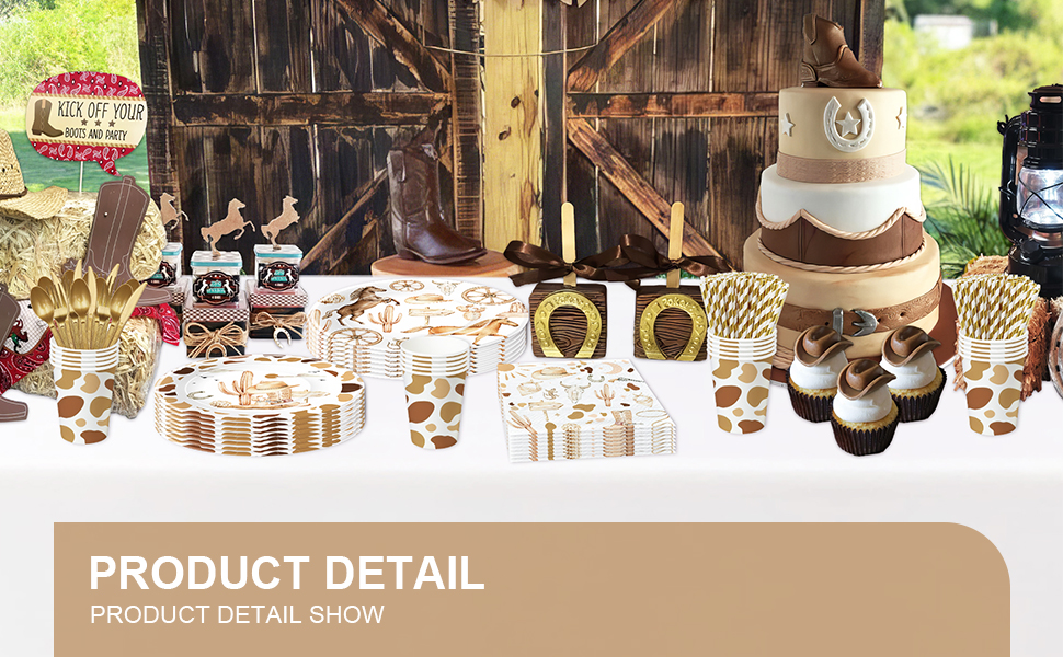 Western Cowboy Party Decorations 