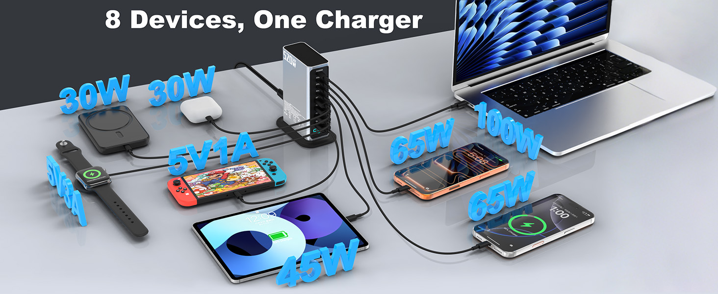 Charge 8 Devices at Once