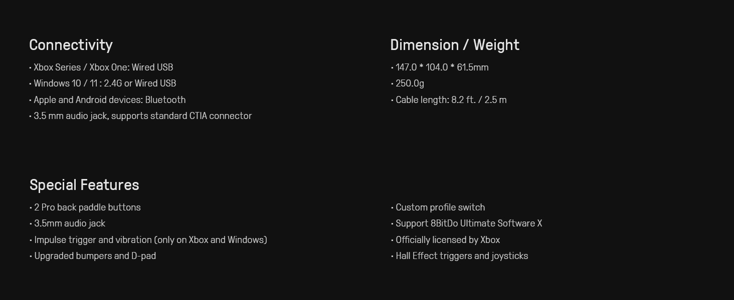 Wired controller for Xbox Series X|S &amp; Xbox One, Compatibility with Apple, Windows &amp; Android