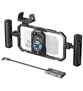 SMALLRIG All-in-One Cooling Dual Handle Phone Cage Kit for iPhone 17/16/Android, 15W Active Coole...