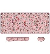 iCasso Large Mouse pad for Desk, Computer Desk Mat, 3Pcs XXL Keyboard and Mouse Pad + Keyboard Wr...