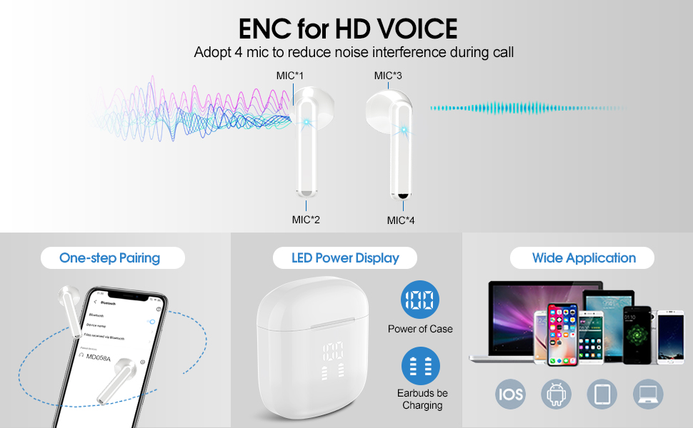 bluetooth earbuds