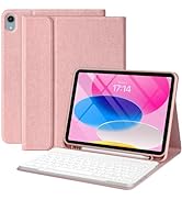 iPad 10th Generation Case with Keyboard, Keyboard Case for iPad 10.9 inch 2022(A2696/A2757/A2777)...