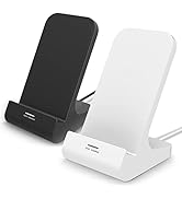 Oinmely 2-Pack Wireless Charger Wireless Phone Charger Stand Qi-Certified 10W Max Compatible with...