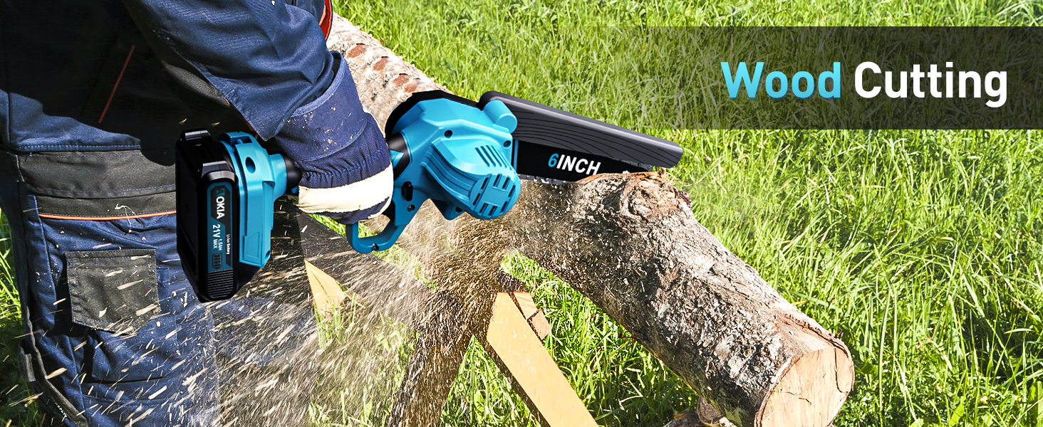 mini chain saw battery powered