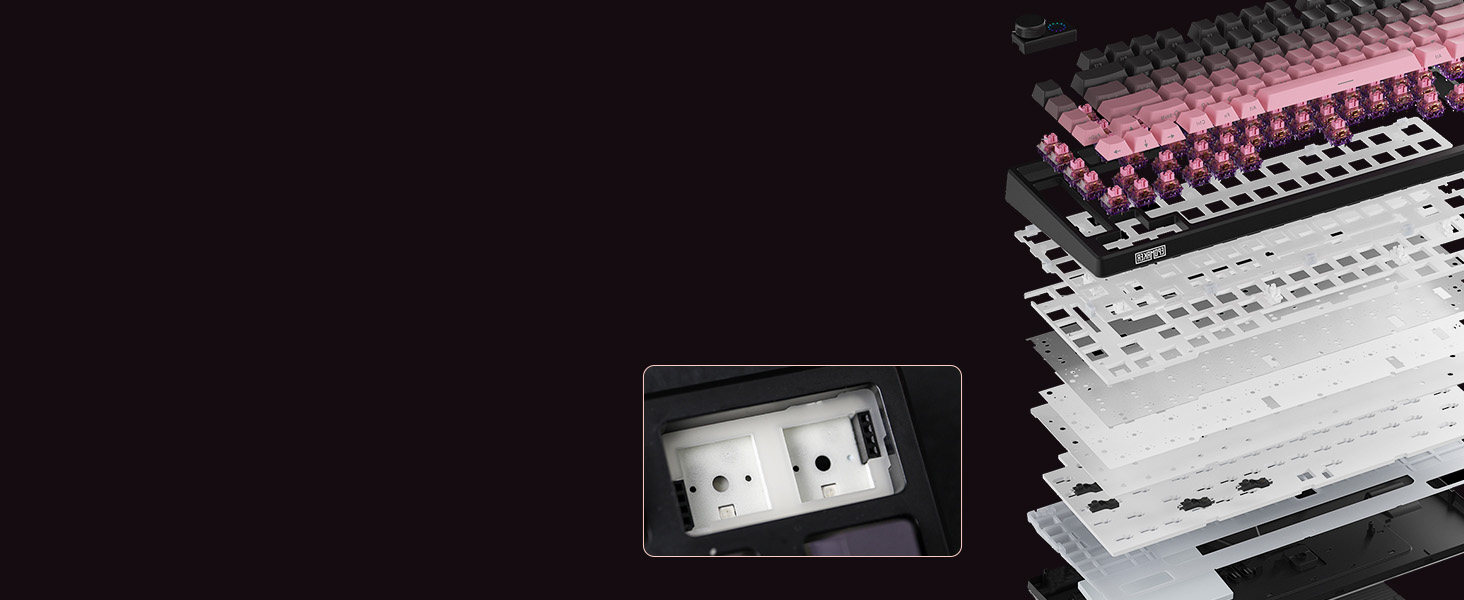 HE75 Tri-Mode Gaming Keyboard