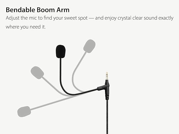 Bendable Boom mic