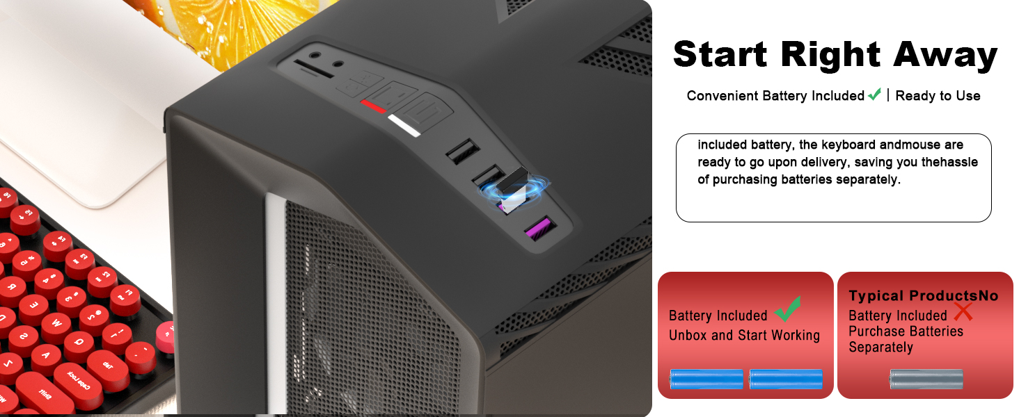 wireless keyboard mouse set