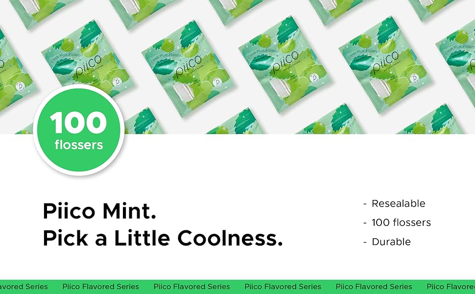 mint teeth flossers adult woman man flavored floss picks