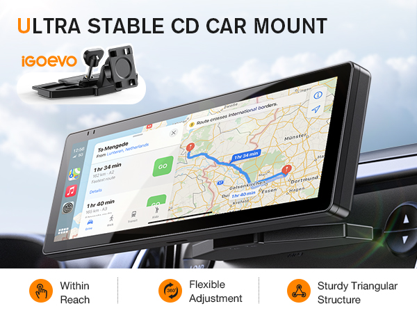 cd carplay screen holder