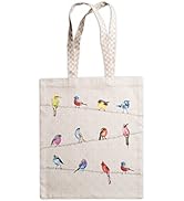 Maison d' Hermine 100% Cotton | Reusable Grocery Shopping Bag | Shoulder Bag (14 Inch by 17 Inch)
