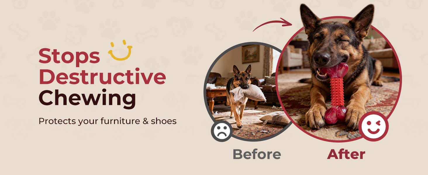 indestructible dog chew toys