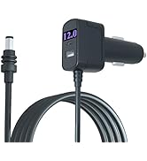 Starlink Mini Car Charger Cable 12V, 19AWG 6.56FT/2M Waterproof DC Power Adapter with Visual Volt...