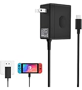 YCCSKY Charger for Nintendo Switch,39W AC Adapter for Switch - Fast Travel Wall Charger with 5FT ...