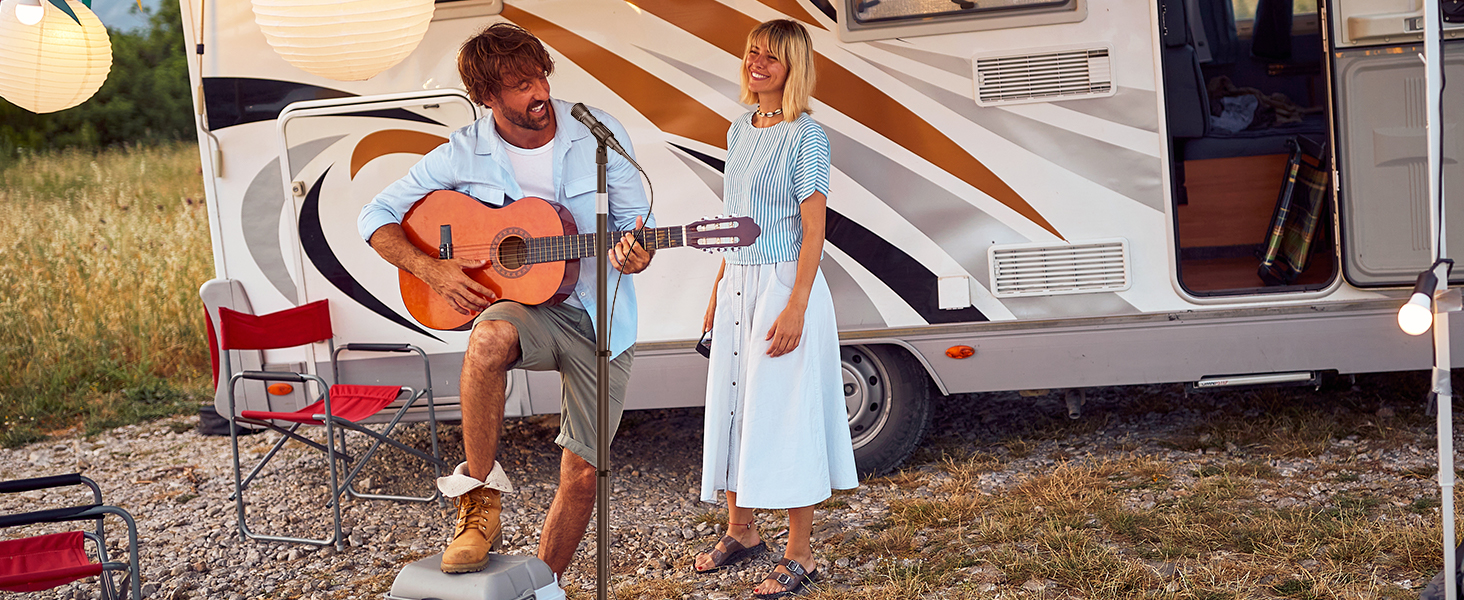 microphone stand for outdoor use portable