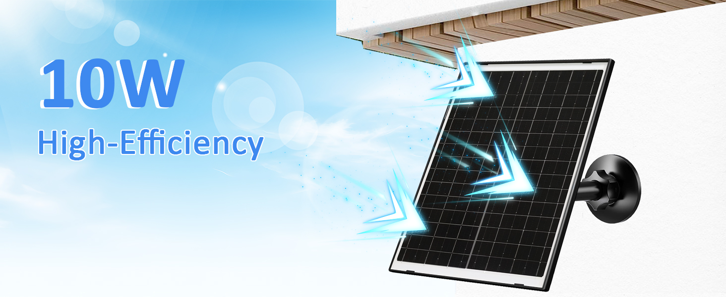 Solar Panel for Security Camera