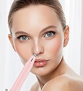 Ear Nose Hair Trimmer for Men Women, Rechargeable Eyebrow Facial Hair Trimmer, Painless Waterproo...