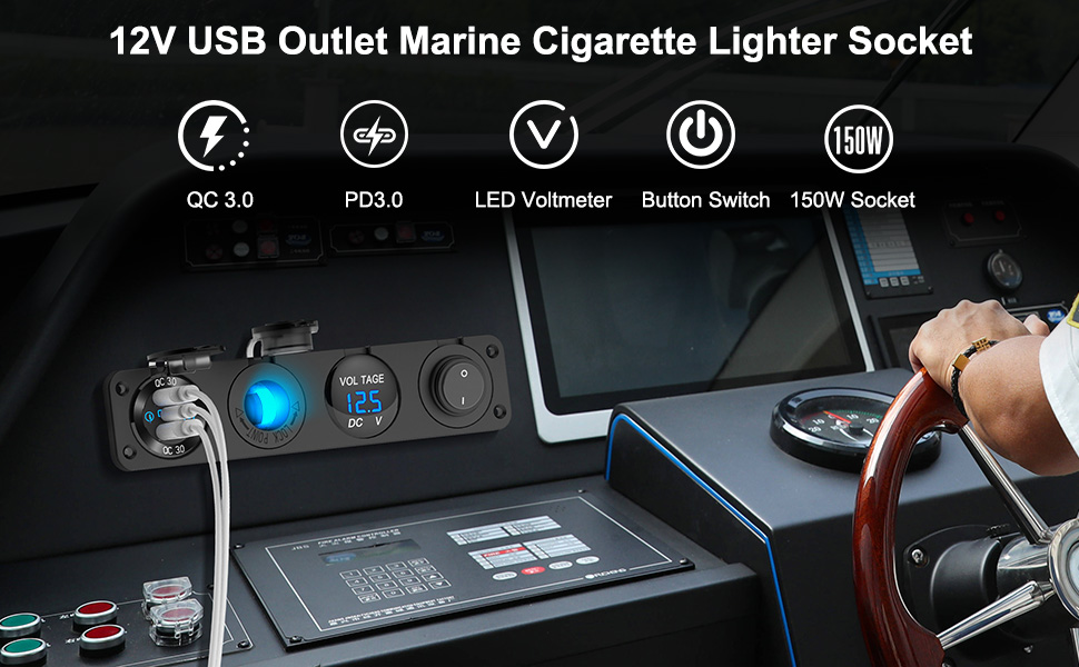 12v usb outlet