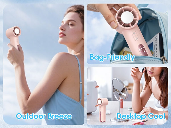 portable handheld turbo fan