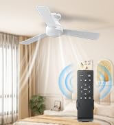 Ceiling fans with lights and remote