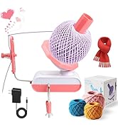 Domigard Yarn Winder, Electric Yarn Ball Winder for Crocheting, 10oz Knit Spinner with Strong Ten...