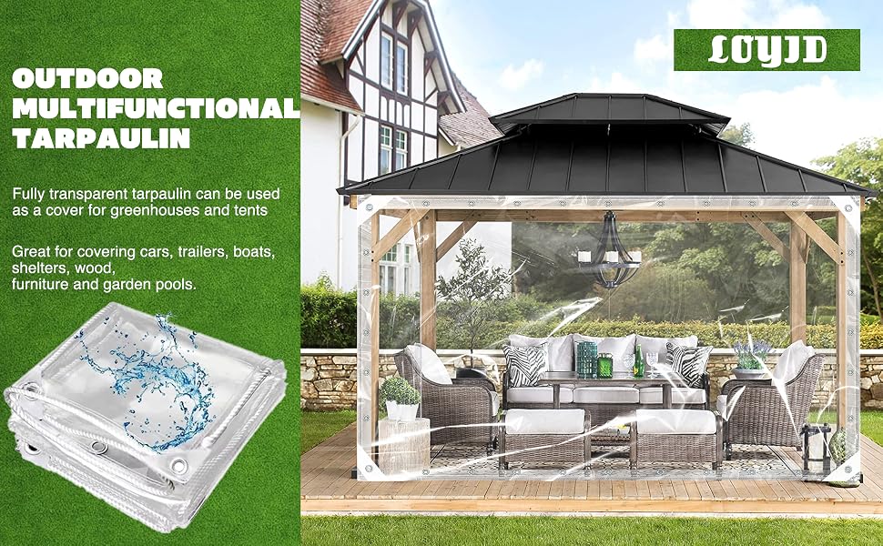 Clear Tarps With Grommets