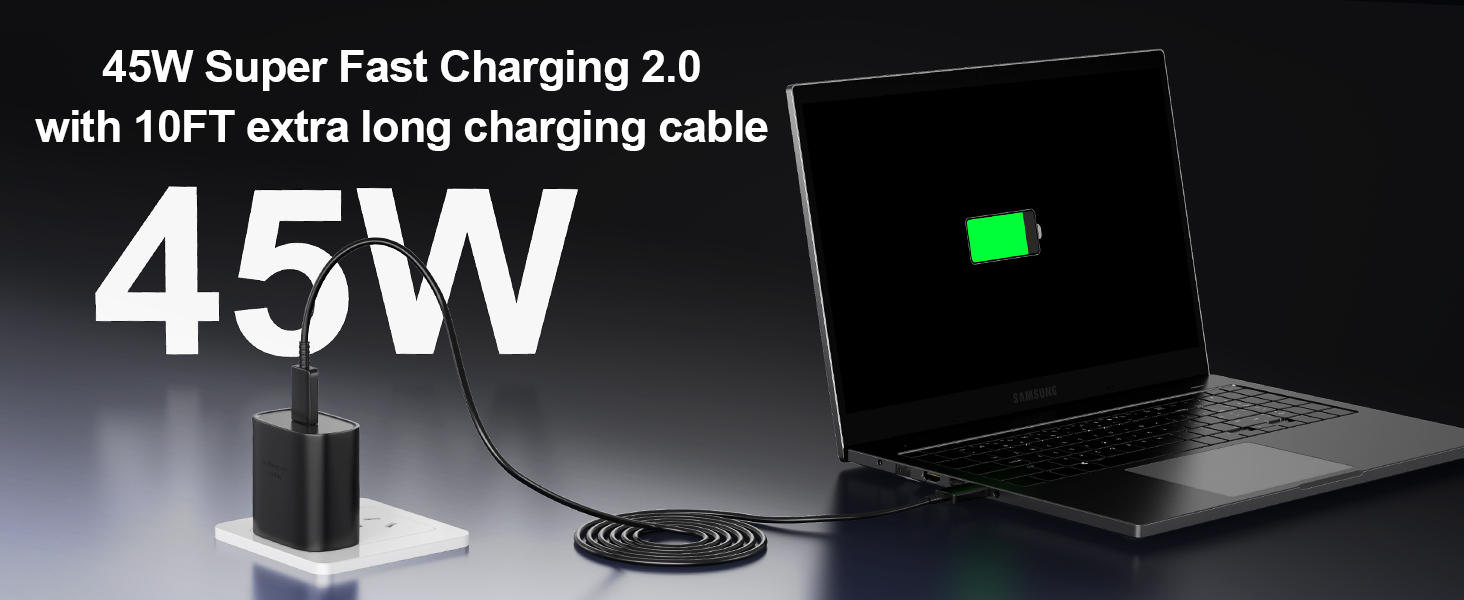 samsung charger fast charging cord