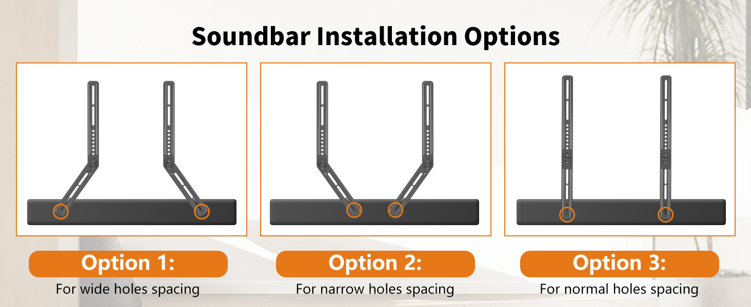 SOUNDBAR INSTALLATION OPTIONS