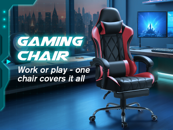 Homall Red Gaming Chair