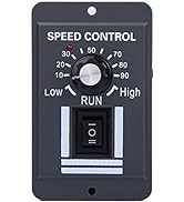 DC Motor Speed Controller,DC 12-60V 40A PWM Brush Motor Speed Controller CW CCW Reversible Switch...