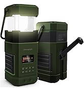 Libovgogo DF-585 Emergency LED Camping Lantern,IPX5 Waterproof Stereo Bluetooth Speaker,Hand Cran...