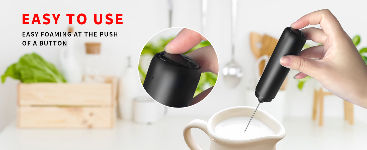 electric milk frother handheld
