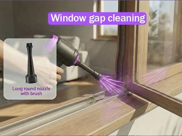 Window gap cleaning