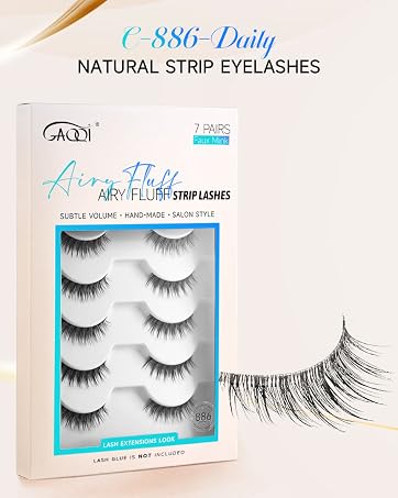 GAQQI False Eyelashes Lashes Strips