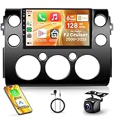 8 Core 6+128G Android Car Stereo Radio for Toyota FJ Cruiser 2006-2023 with Wireless Carplay Andr...