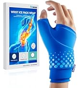 Fitomo Thumb &amp; Wrist Ice Pack Wrap, Thickened Ice Gel Pad, Ergonomic Fit, Long Lasting Cold &amp; War...