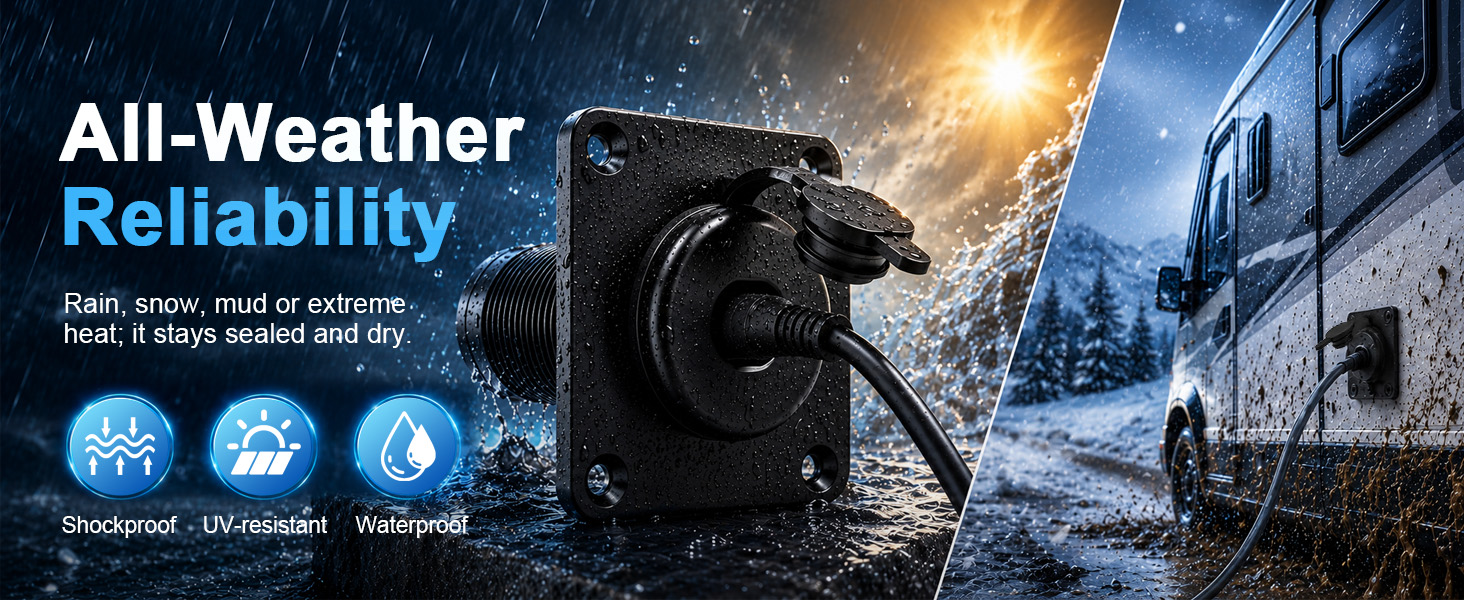 waterproof cable pass through