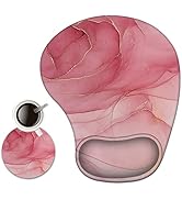 AIMSA Ergonomic Mouse Pad with Wrist Support Gel, Wrist Rest Pad Non-Slip PU Base Comfortable Lap...