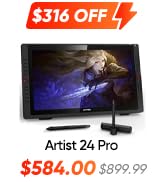 drawing tablet with pen