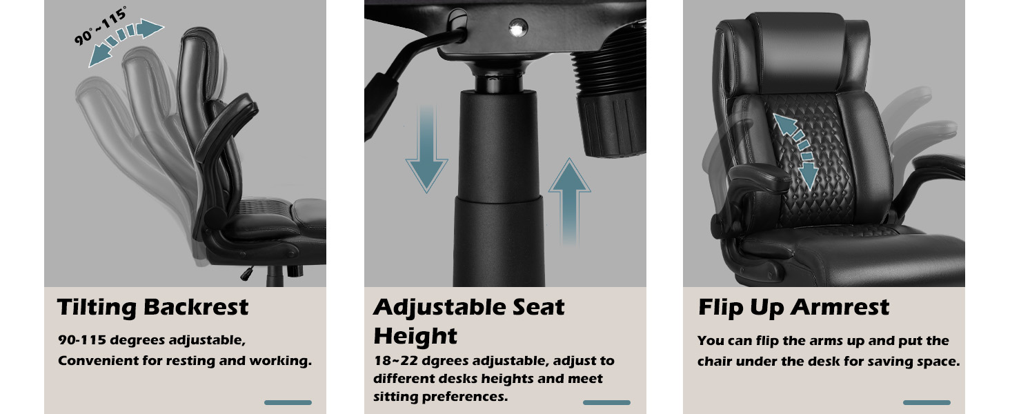 wide seat office chair