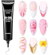 Makartt 3D Gel Nail Art, Sculpting Gel Glue for Drawing, Molding, Sculpture, Gems and Decoration,...