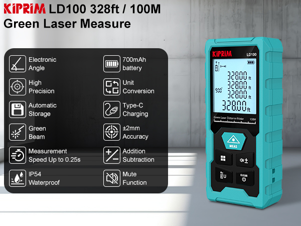Green Laser Distance Meter