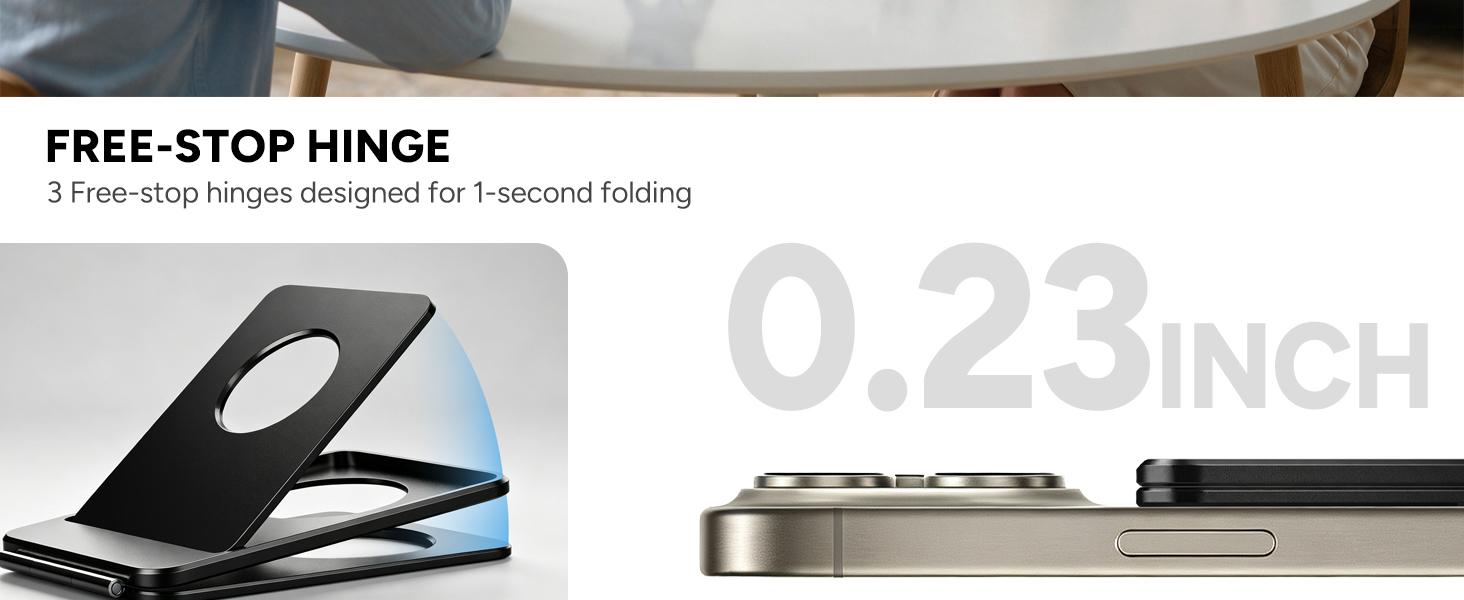 Lightweight and Convenient The mini tripod for iphone with a thin card-style design