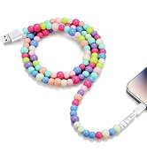 Aolcev for iPhone Charging Cord 3.3FT [MFi Certified] 66W Fast Charger Cable Cute Beaded Phone Ch...
