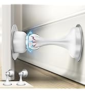 Magnetic Door Stoppers 2 Pack, Door Stops for Wall and Floor Mounting, Door stoppers for Bottom o...