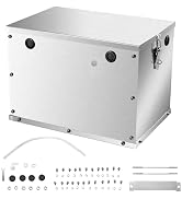 VEVOR Battery Box, Group 24/31 Trolling Motor Battery Box, Marine Batteries Case with Rubber-Grom...