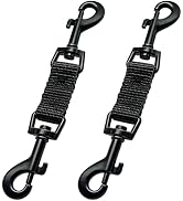 IVIA PET 2 Pcs Mini Dog Collar Safety Clips with Double Ended Clasps | Collar Backup Clip for Sma...