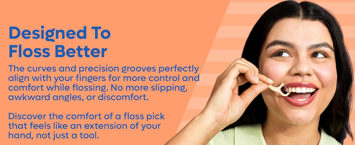 All natural dental floss picks made from gluten free straw wheat.